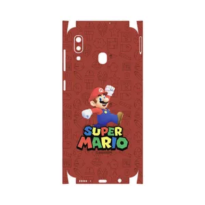 MAHOOT  Super-Mario-Game-FullSkin Cover Sticker for Samsung Galaxy A20