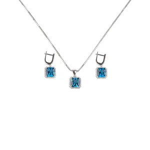 نیم ست نقره زنانه مدل 21908