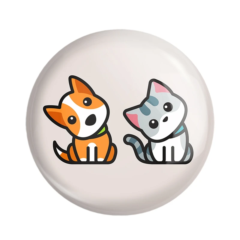 مگنت خندالو مدل حیوانات بامزه سگ و گربه کد 28173