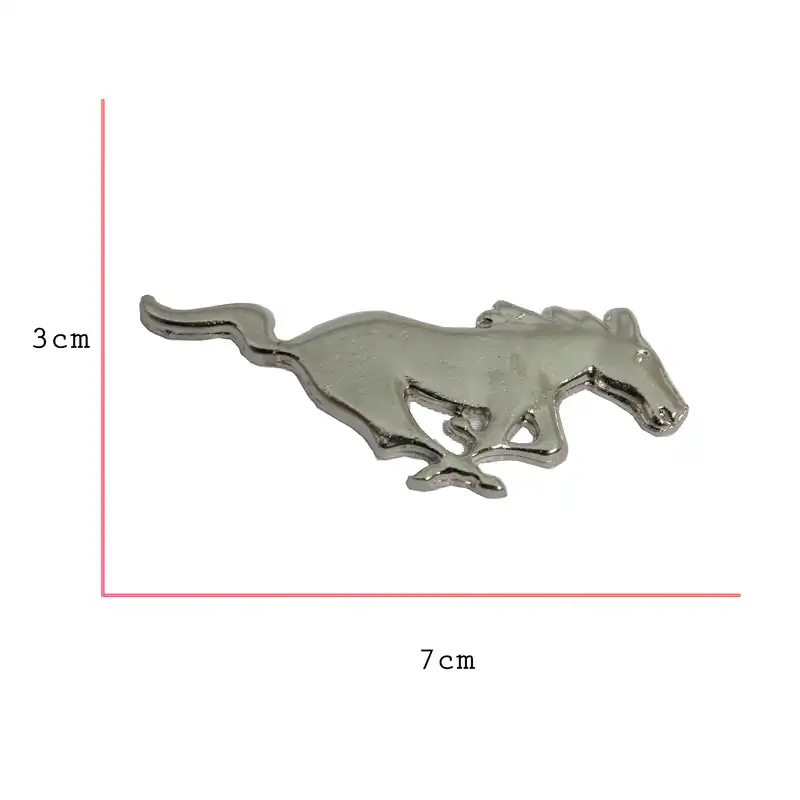 آرم بغل گلگیر خودرو طرح اسب بسته دو عددی