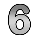 تابلو نشانگر کازیوه طرح پلاک واحد شماره 6 کد B-S 6