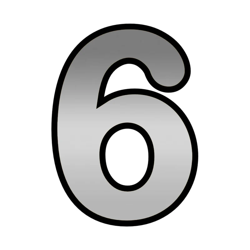 تابلو نشانگر کازیوه طرح پلاک واحد شماره 6 کد B-S 6