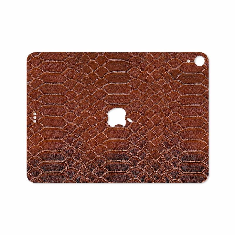 برچسب پوششی ماهوت مدل Brown-Snake-Leather مناسب برای تبلت اپل iPad Pro 11 2018 A2013