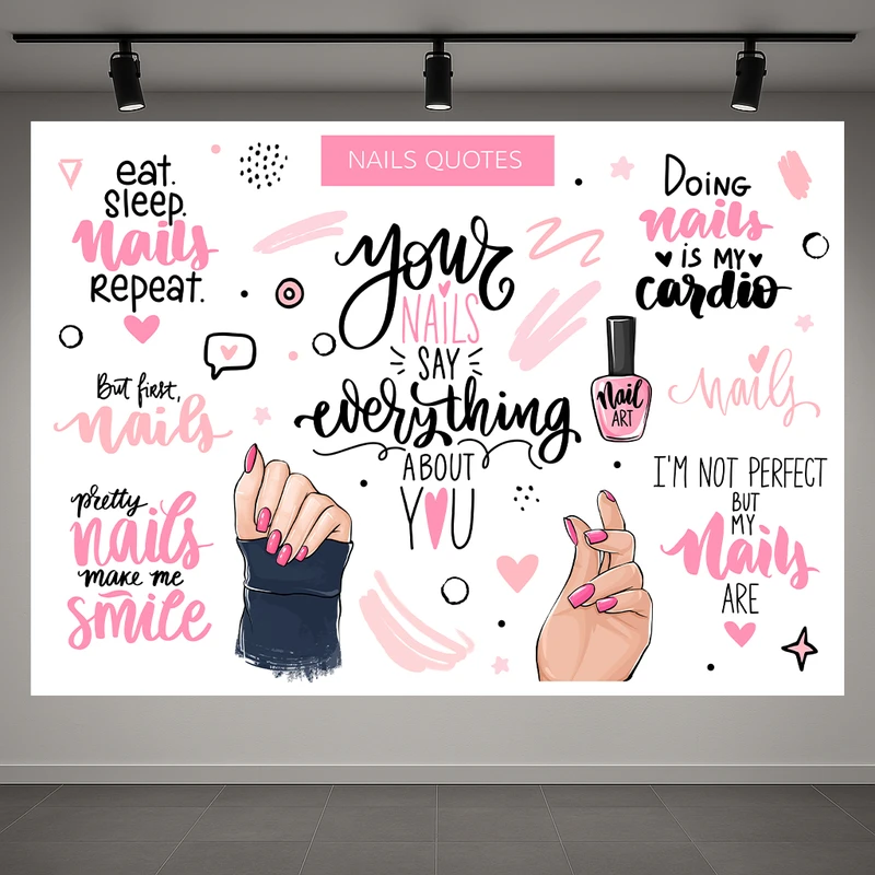 پوستر طرح ناخن مدل مراقبت ناخن کد PD1311140