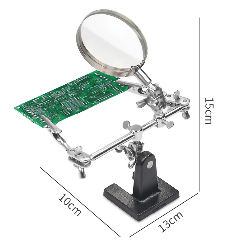 گیره مونتاژ مدل TE-805 به همراه ذره بین