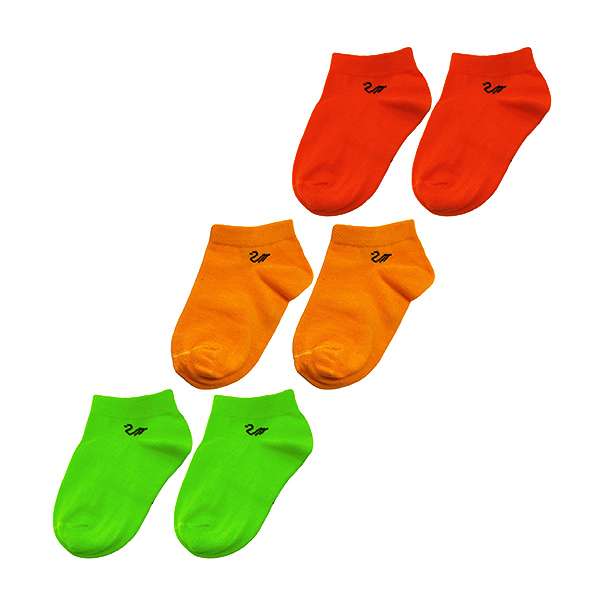 جوراب دخترانه ال سون مدل رنگی کد PH601 مجموعه 3 عددی