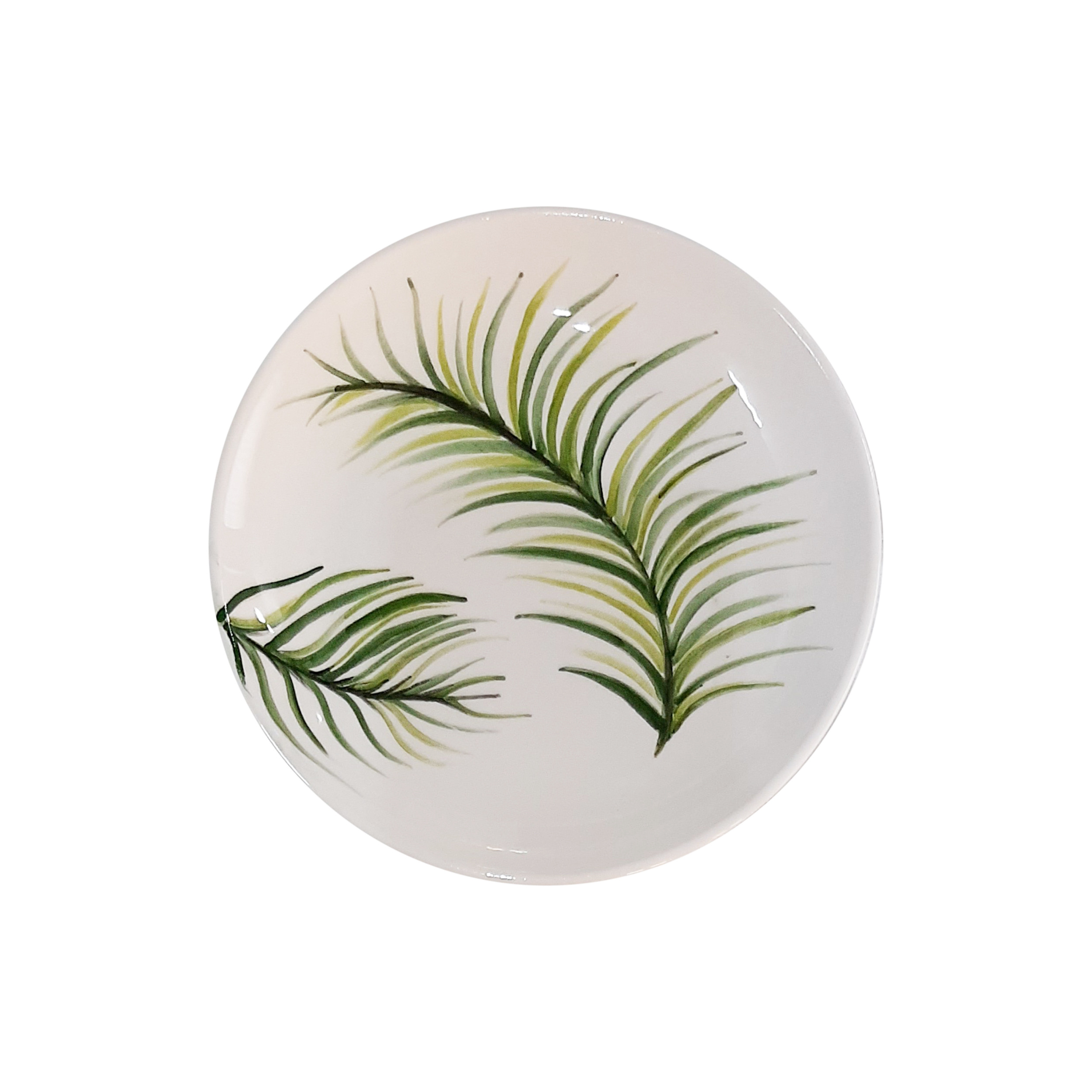 بشقاب سرامیکی مدل برگ کد BM8 مجموعه 4 عددی