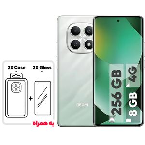 خرید و مشخصات گوشی گوشی موبایل شیائومی مدل Redmi Note 15 4G دو سیم کارت ظرفیت 256 گیگابایت و رم 8 گیگابایت - به همراه 2 عدد کاور و 2 عدد محافظ صفحه نمایش