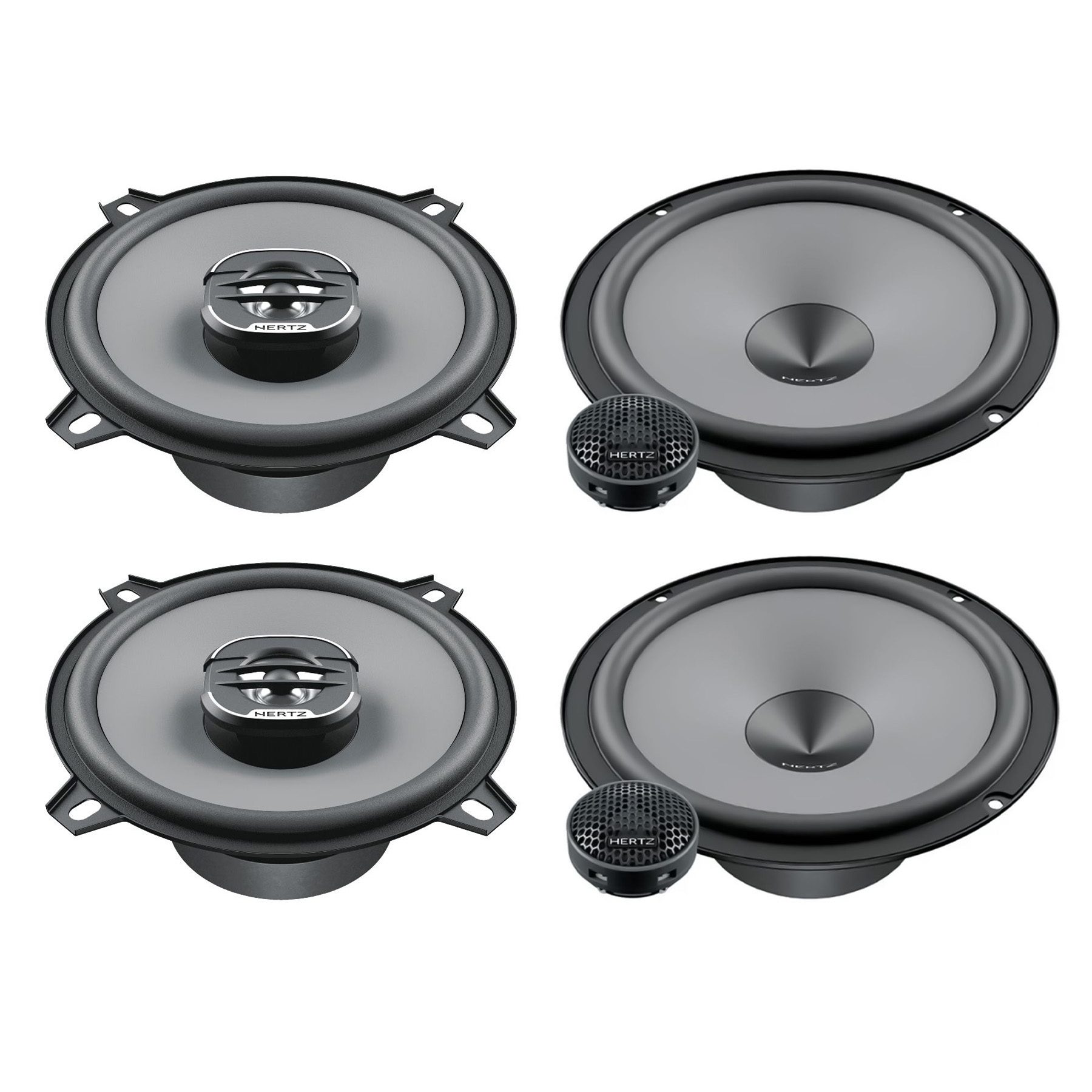 کامپوننت پشت  خودرو هرتز مدل KX165-130 سایز 6 اینچ بسته 6 عددی