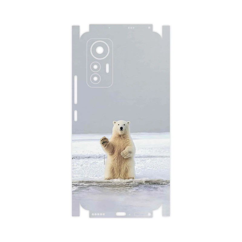 برچسب پوششی ماهوت مدل Polar_bear-FullSkin مناسب برای گوشی موبایل شیائومی 12 Lite
