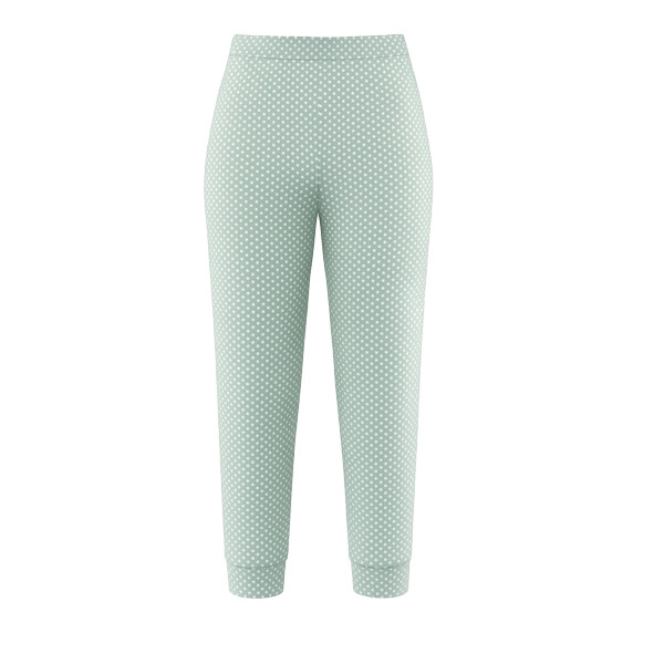 شلوار راحتی زنانه مدل مخمل خال ریز