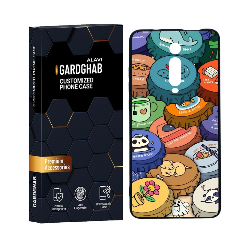 کاور گارد قاب علوی مدل دورژله ای کارتنی و انیمه مناسب برای گوشی موبایل شیائومی Redmi K20 Pro