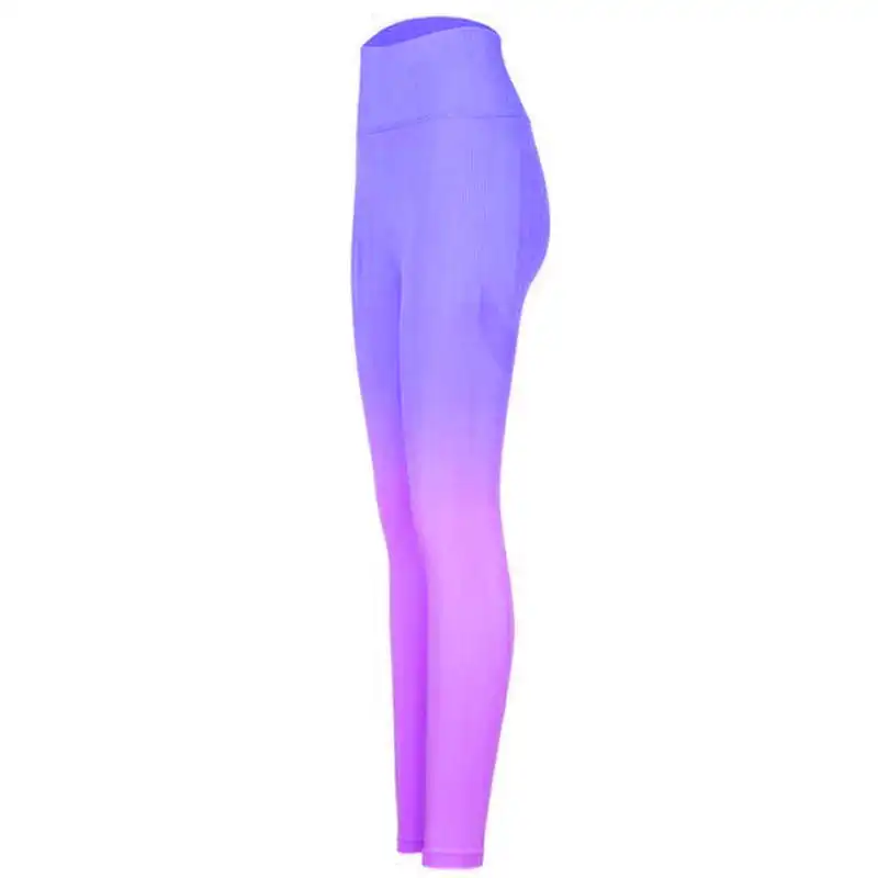 لگینگ ورزشی زنانه مدل فلورسنت کالر پلت سیملس پشت چین دار کد BP1