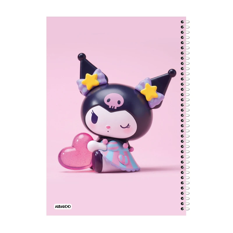 دفتر مشق 100 برگ آلبالو طرح انیمیشن کرومی کد 2259