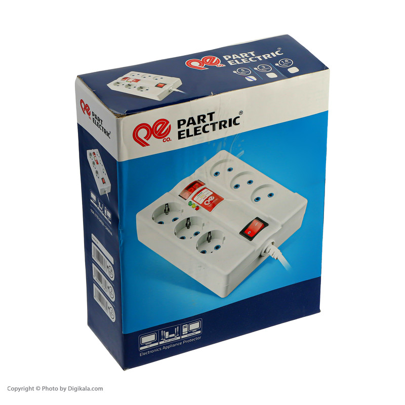 چندراهی برق و محافظ پارت الکتریک کد PE21604
