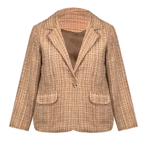 کت زنانه مدل مخمل شانل لمه دار کد AK1432