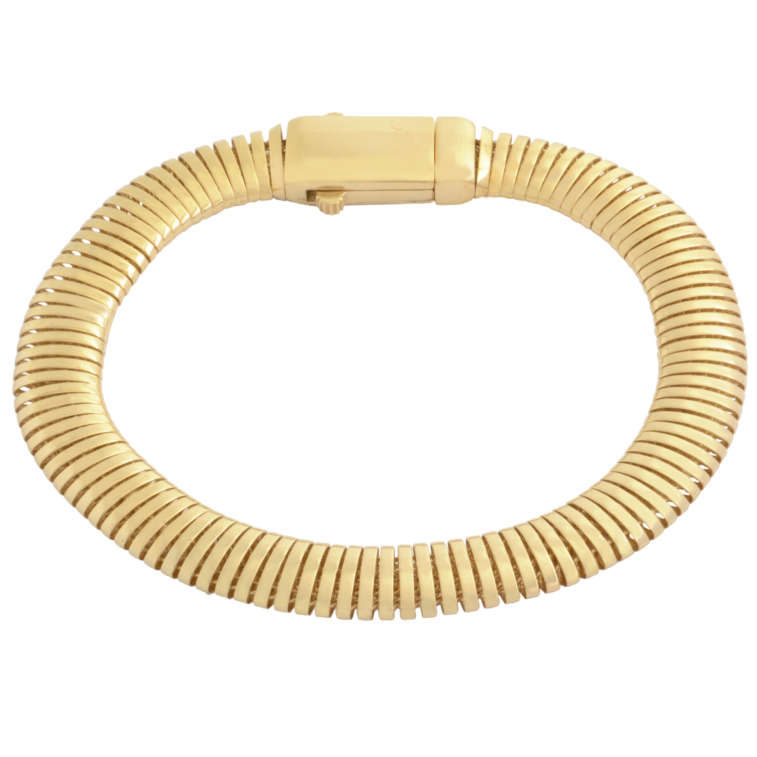 دستبند طلا 18 عیار زنانه طلای مستجابی مدل ماری کد G18