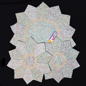 رومیزی ترمه کریز مدل ستاره کد san932 مجموعه 3 عددی