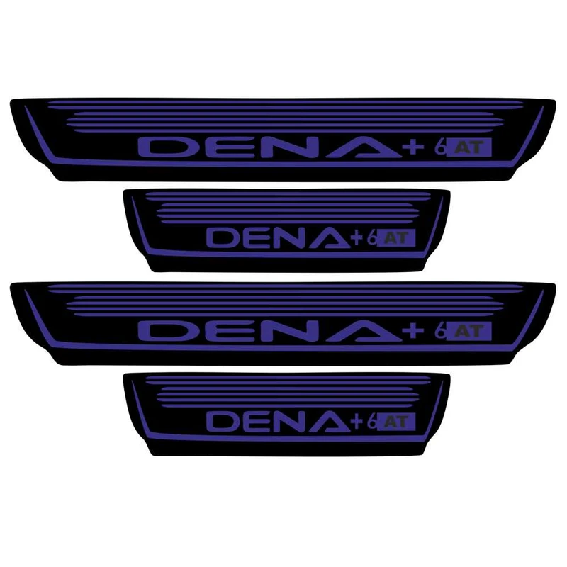 برچسب بدنه خودرو اسپرت غدیر مدل CH BL YA59 A147 مناسب برای دنا پلاس بسته 4 عددی