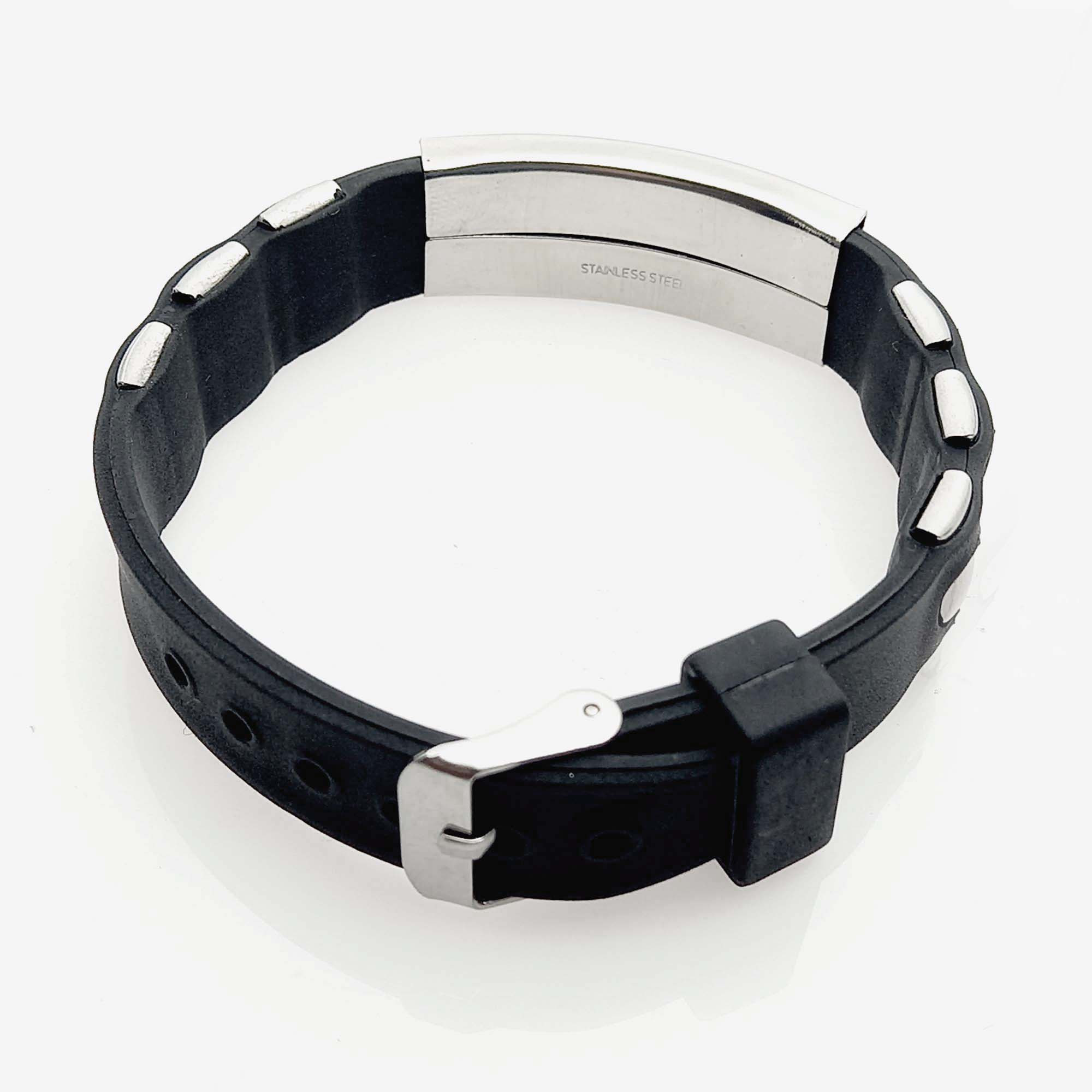 دستبند مردانه طرح سه پین مدل ساعتی کد 780DSM