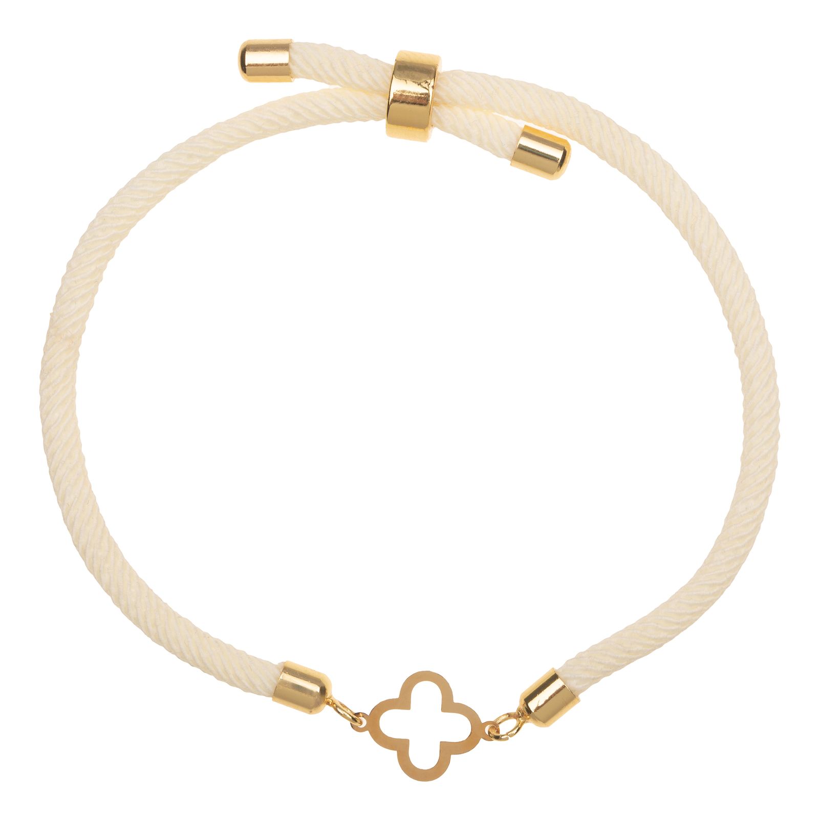 دستبند طلا 18 عیار زنانه ناریا مدل ونکلیف -  - 1