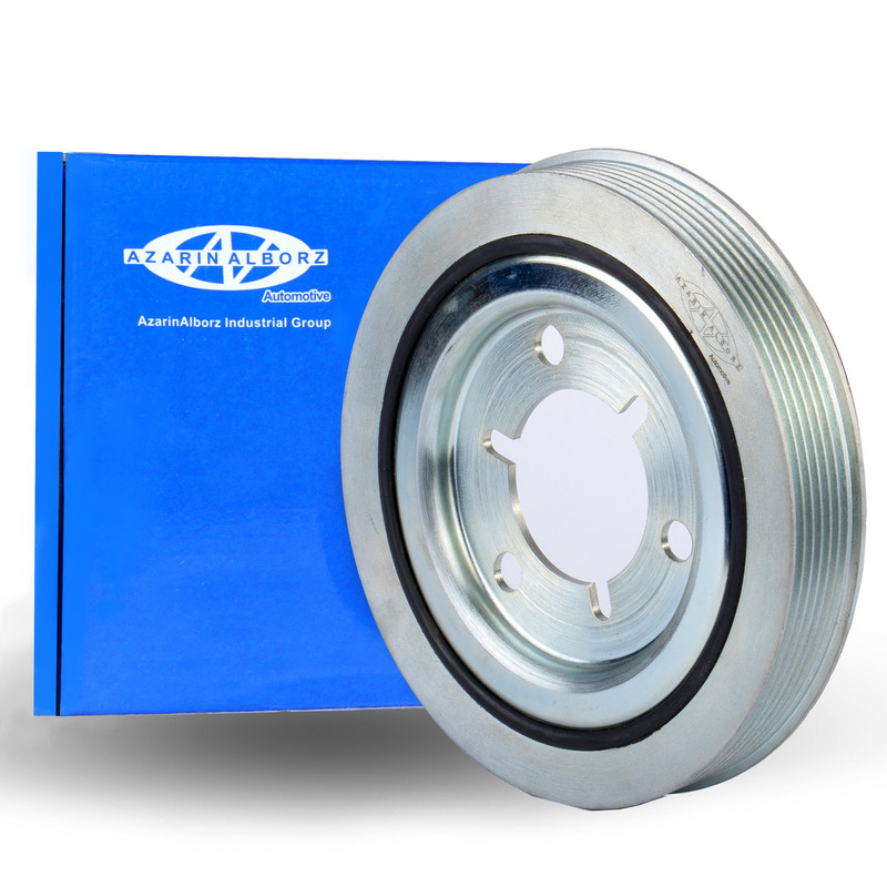 پولی سر میل لنگ آذرین البرز مدل AZ0004 مناسب برای پژو 206 تیپ 5