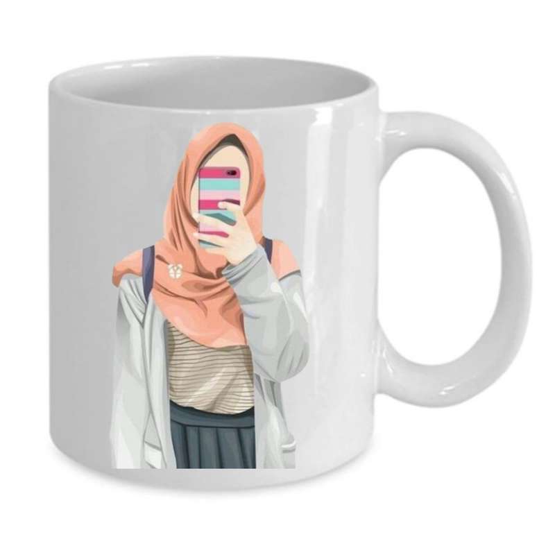 ماگ طرح دخترانه کد 055