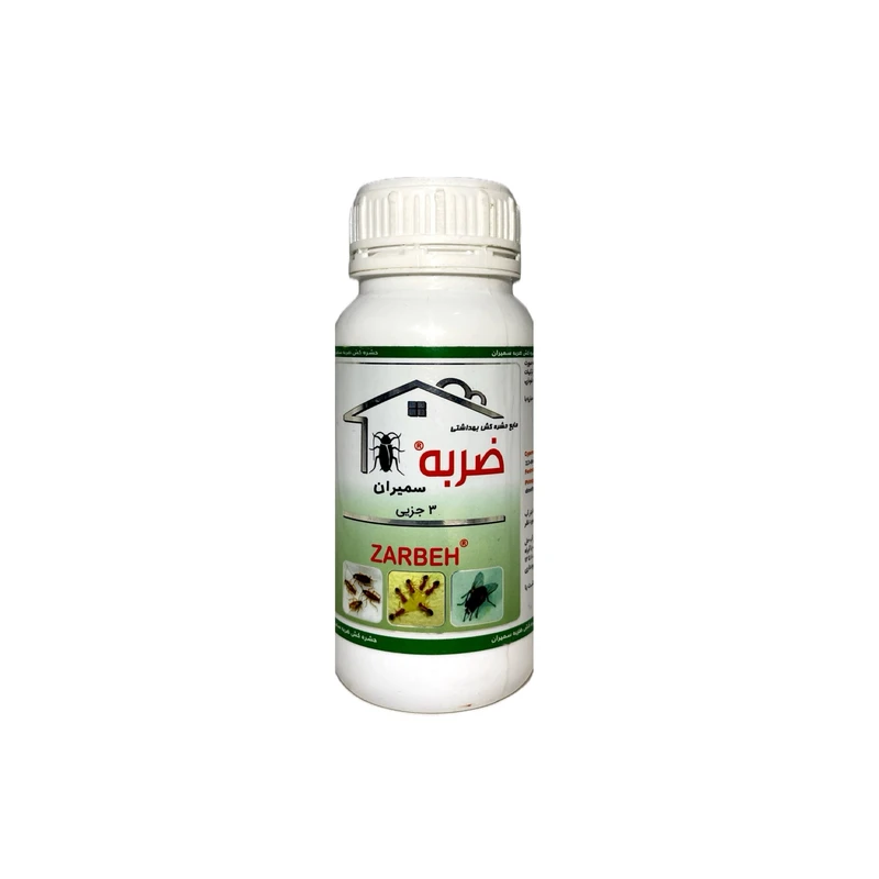 مایع حشره‌کش و موریانه‌کش سه فرموله سمیران مدل Zarbe 03 وزن 250 گرم