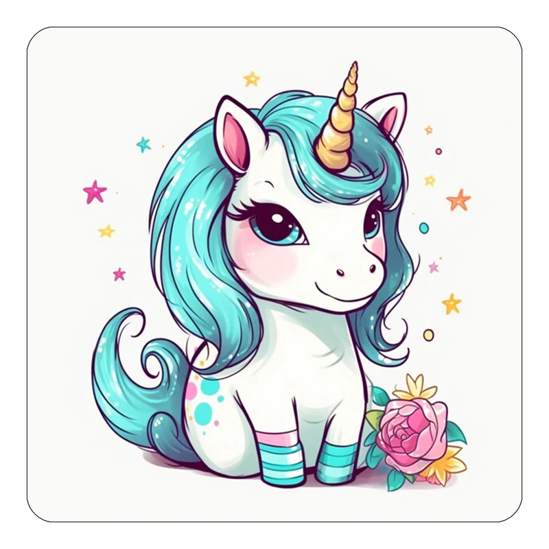 مگنت کاکتی طرح اسب تک شاخ و یونیکورن مدل mp29594