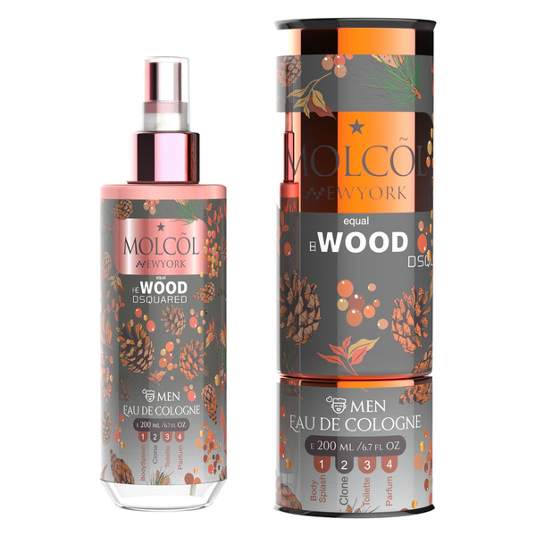 ادکلن مولکول نینیویورک با رایحه شیرین و خنک مدل Wood حجم 200 میلی لیتر