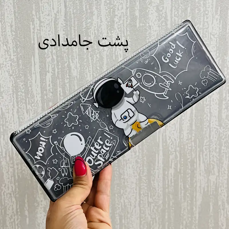 جامدادی مدل مگنتی اسکویشی فضانورد کد 20 good luck