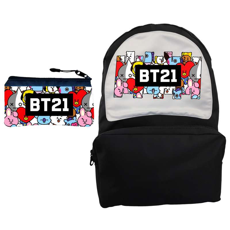 کوله پشتی مدل بی تی اس bt-21 به همراه جامدادی