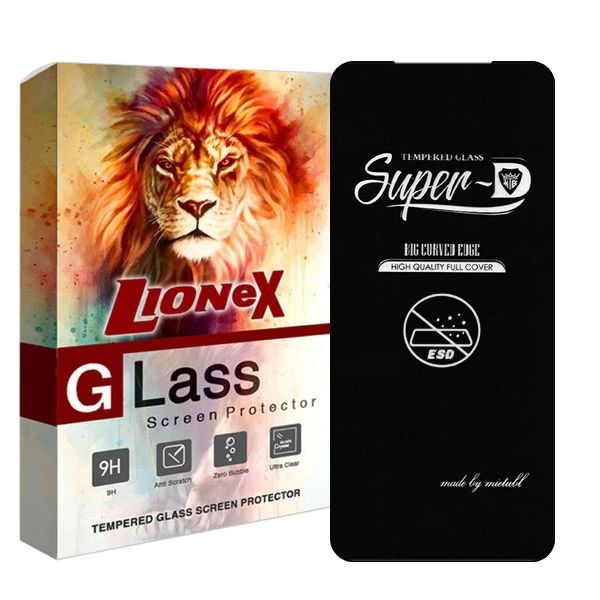 محافظ صفحه نمایش لایونکس مدل SUPERLIONEN مناسب برای گوشی موبایل شیائومی Redmi Note 9s / Note 9 Pro / Note 9 Pro Max