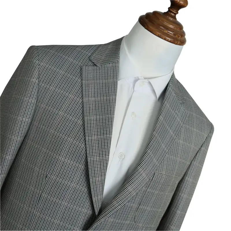 کت تک مردانه مدل یقه انگلیسی چهارخانه عالیجناب جیب پاکتی کد 210222