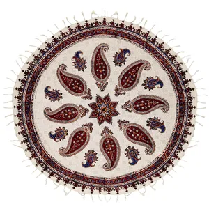 رومیزی قلمکار مدل بته جقه