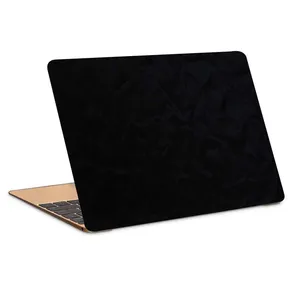 استیکر لپ تاپ طرح paper texture black کد P-889 مناسب برای لپ تاپ 15.6 اینچ