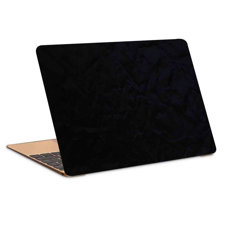 استیکر لپ تاپ طرح paper texture black کد P-889 مناسب برای لپ تاپ 15.6 اینچ