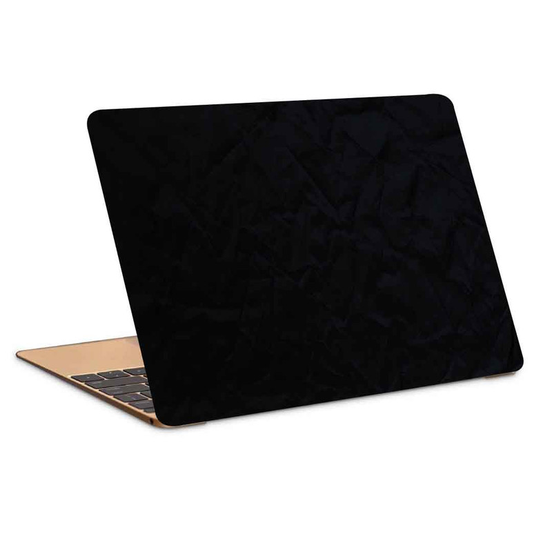 استیکر لپ تاپ طرح paper texture black کد P-889 مناسب برای لپ تاپ 15.6 اینچ