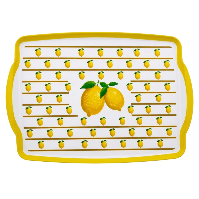 سینی دسته‌دار مدل Lemon سایز 40x30 سانتی متر