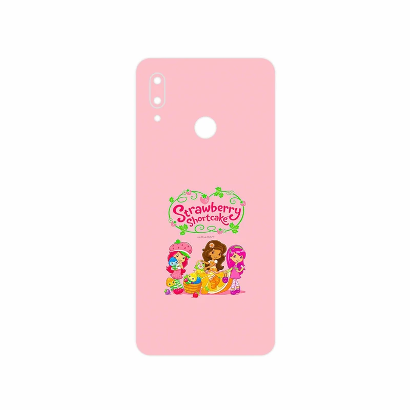 برچسب پوششی ماهوت مدل Strawberry Shortcake مناسب برای گوشی موبایل هوآوی P Smart 2019