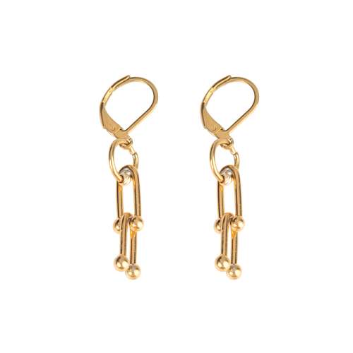 گوشواره طلا 18 عیار زنانه مدل rk63