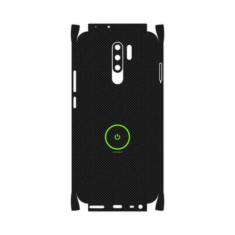 برچسب پوششی ماهوت مدل Minimal Power Button-FullSkin مناسب برای گوشی موبایل شیائومی Redmi 9