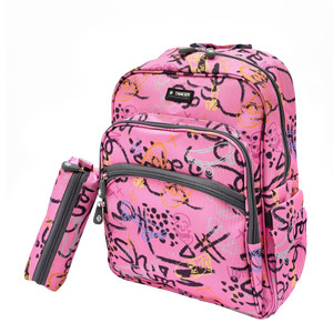 کوله پشتی تنسر مدل آریو طرح اسکیتی 02 کد 135 به همراه جامدادی