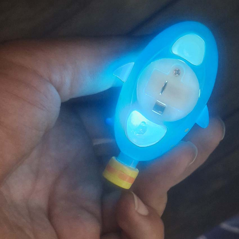 فیگور مدل استیچ چراغدار طرح سفینه ارتفاع 9 سانتی متر