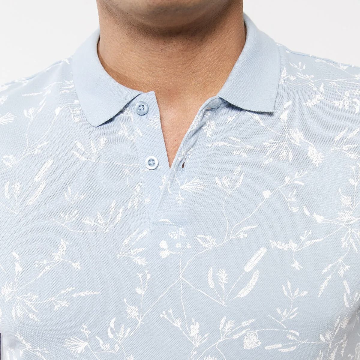 پولوشرت آستین کوتاه یقه برگردان مردانه ال سی وایکیکی مدل Hawaii-pamuk - - 5