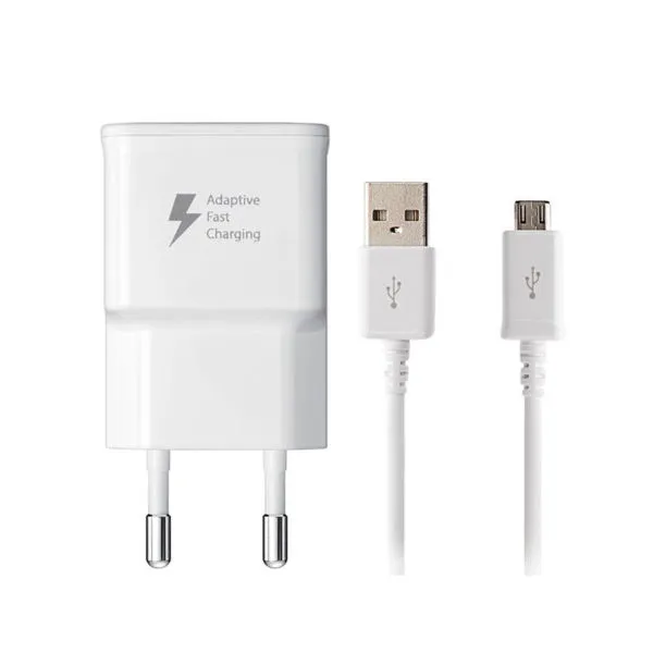 شارژر دیواری مدل EP-TA20EWE A plus به همراه کابل تبدیل microUSB