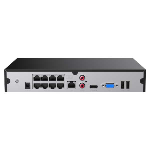 ضبط ویدئویی آی‌ پی‌ کام مدل NVR3108-8P