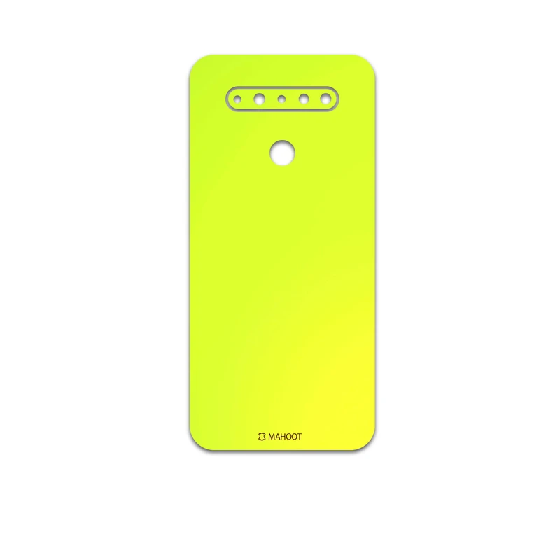برچسب پوششی ماهوت مدل Phosphorus-Yellow مناسب برای گوشی موبایل ال جی K51S