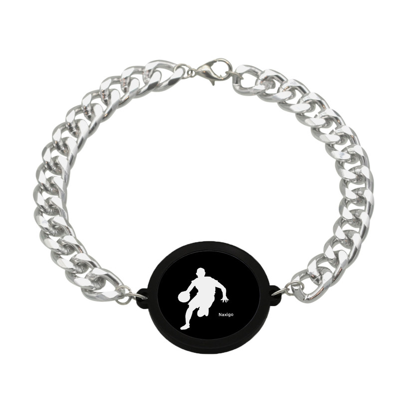 دستبند ناکسیگو مدل بسکتبال کد BZ7783 دستبند ناکسیگو مدل بسکتبال کد BZ7783