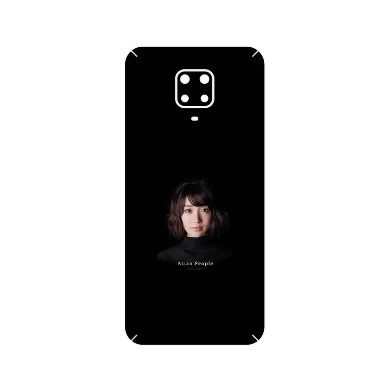 برچسب پوششی ماهوت مدل Portrait of an Asian Woman مناسب برای گوشی موبایل شیائومی Redmi Note 9 Pro